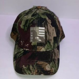 New USMC Marine Corps Camo Baseball Hat Cap SEMPER FI Grunt Apparel